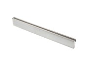 Hydraulic Bottom Rail Non Locking Satin Silver Anodized